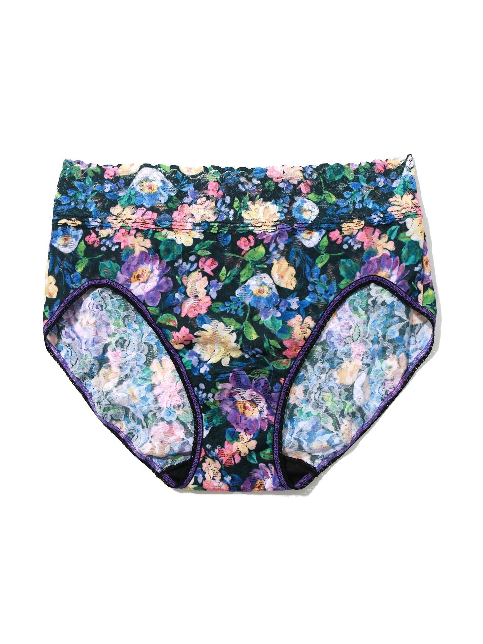 Printed Signature Lace® French Brief - Elegant Women's Underwear for Comfort & Style | Perfect for Everyday Wear, Special Occasions & Bridal Lingerie