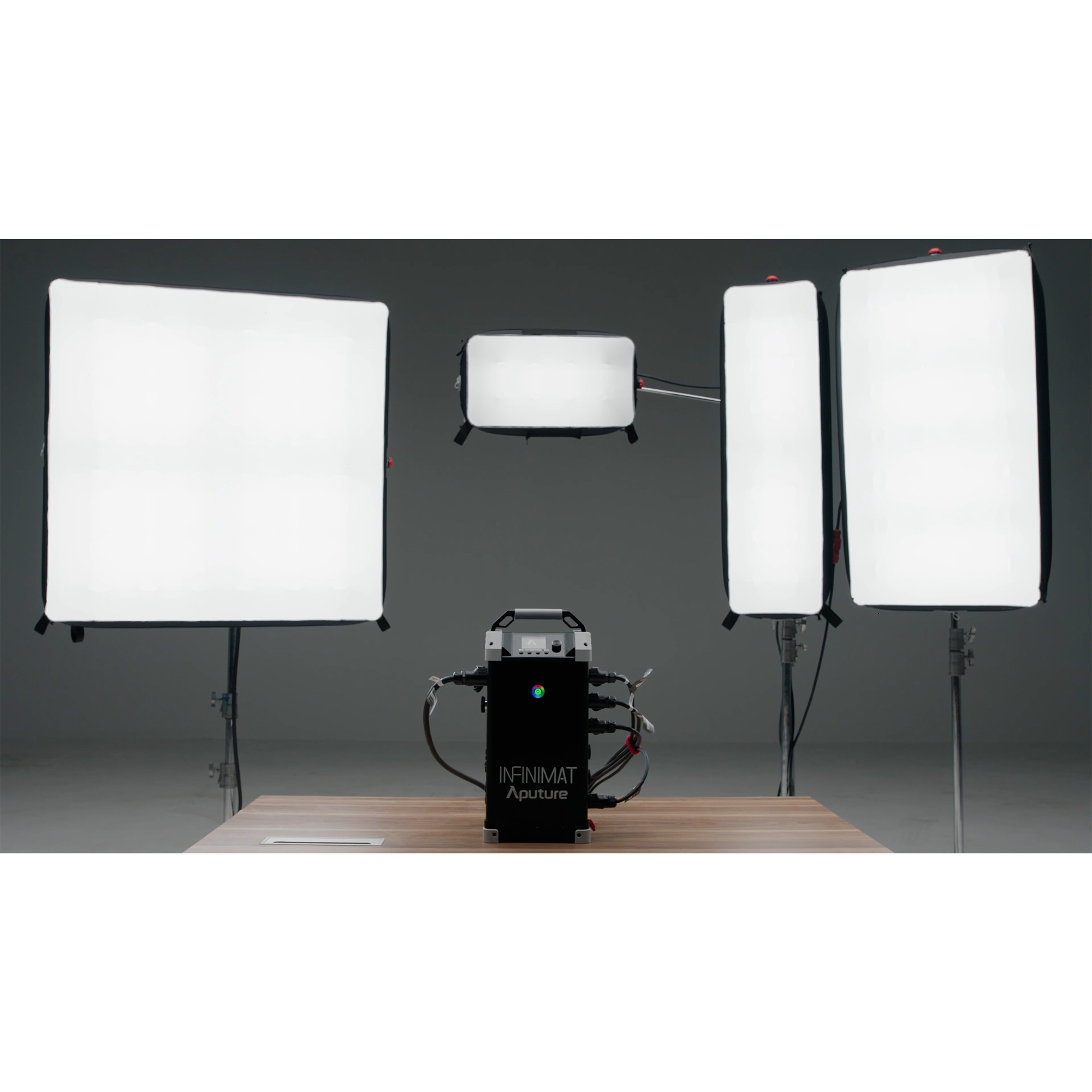 Aputure INFINIMAT Tunable Color LED Light Mat with Inflatable Airbag - 4' x 4' Soft Panel for Photography, Videography & Studio Lighting