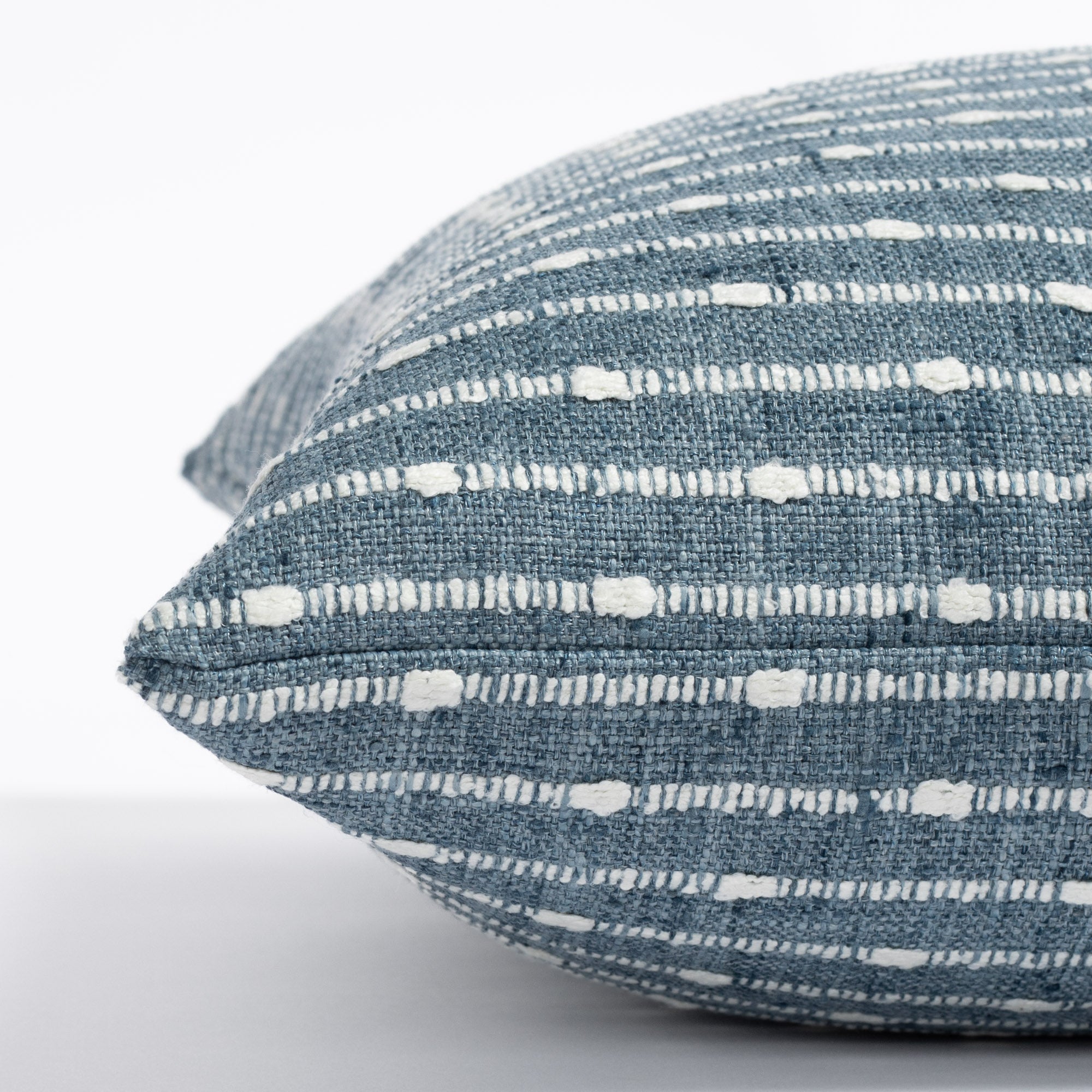 Arren Stripe 20x20 Inch Decorative Throw Pillow Cover - Soft Chambray Fabric for Couch, Bed & Home Decor - Modern Striped Design for Living Room, Bedroom & Nursery