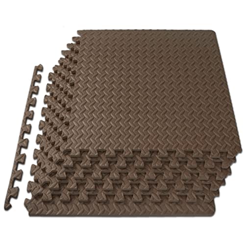 Brown - 1/2 Inch - 24 Sq Ft - 6 Tiles