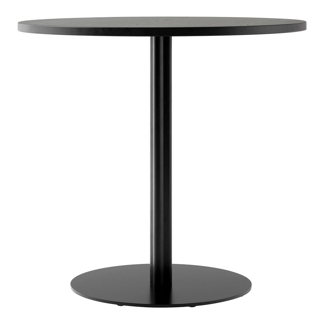 Harbour Column Round Dining Table - Modern Wooden Kitchen Table for 4-6 People - Perfect for Small Spaces, Breakfast Nook & Cozy Family Dinners