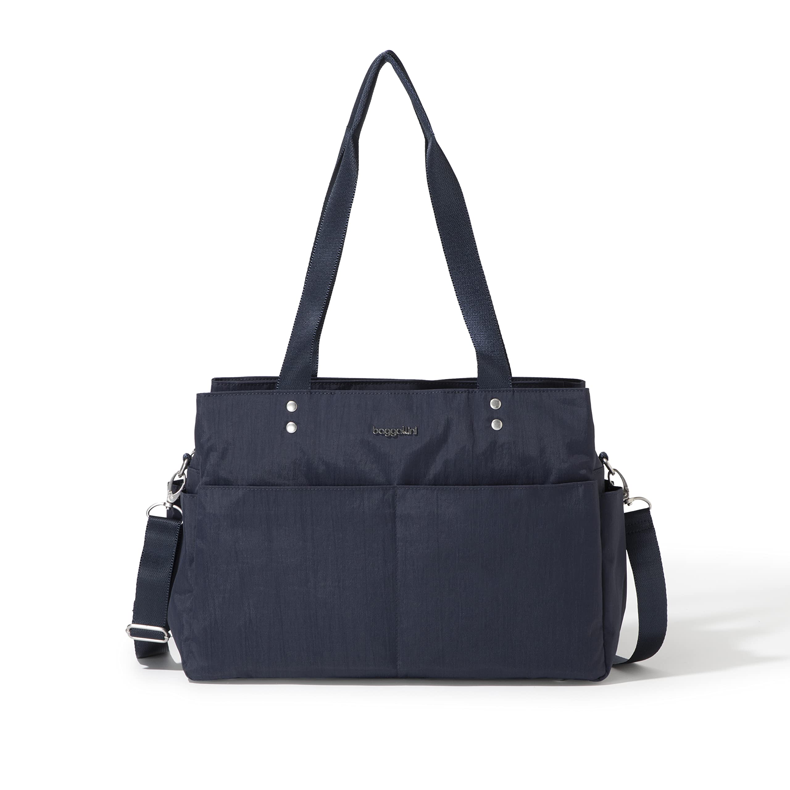 Baggallini The Only Bag - Stylish Multi-Compartment Crossbody Tote Purse for Women | Perfect for Travel, Work & Everyday Use