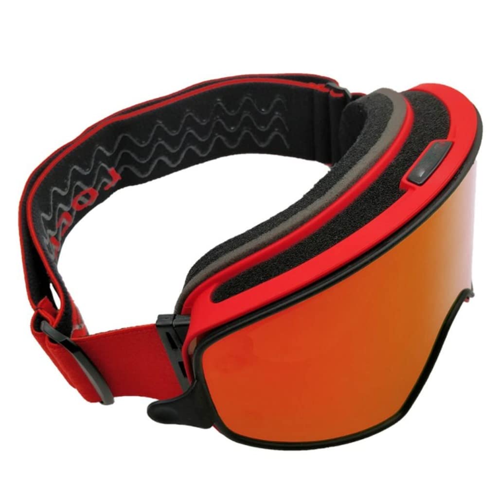 UXZDX CUJUX 2-in-1 Anti-Fog Ski Goggles for Men & Women - Snowboard Goggles with UV Protection for Skiing, Snowboarding & Winter Sports (Color: E, One Size) - Perfect for Alpine Skiing, Snowmobiling & Cold Weather Activities