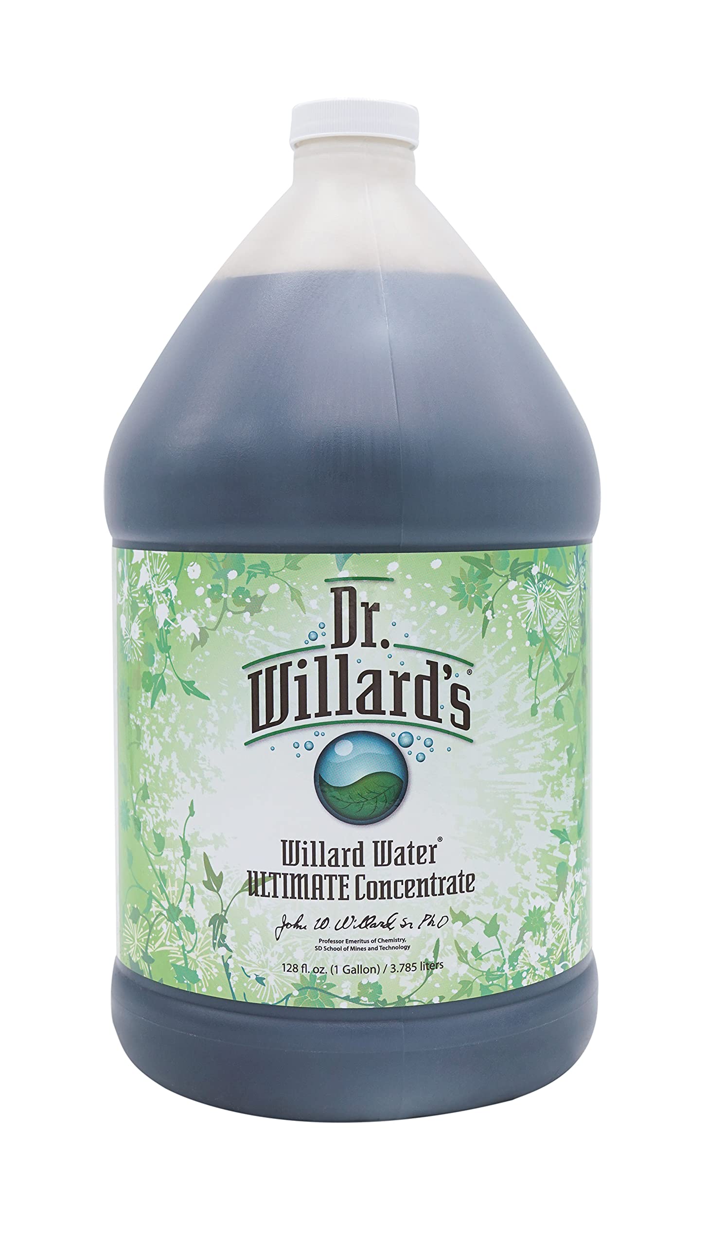 Dr. Willard's Water Ultimate Concentrate 128 oz - Organic Mineral Supplement for Detox & Hydration | Supports Immune System & Skin Health | Perfect for Daily Wellness Routine & Outdoor Activities
