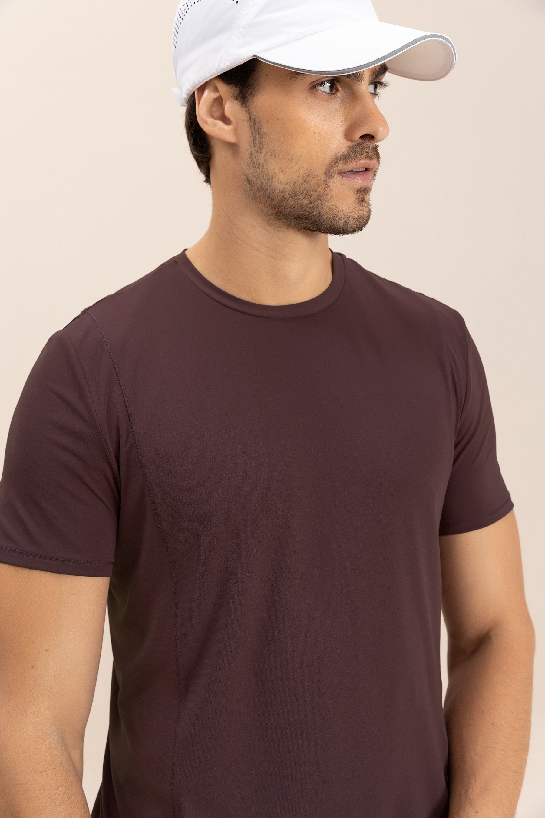 Breathable Bio Stretch Men's T-Shirt - Soft Comfort Fit for Casual Wear & Outdoor Activities