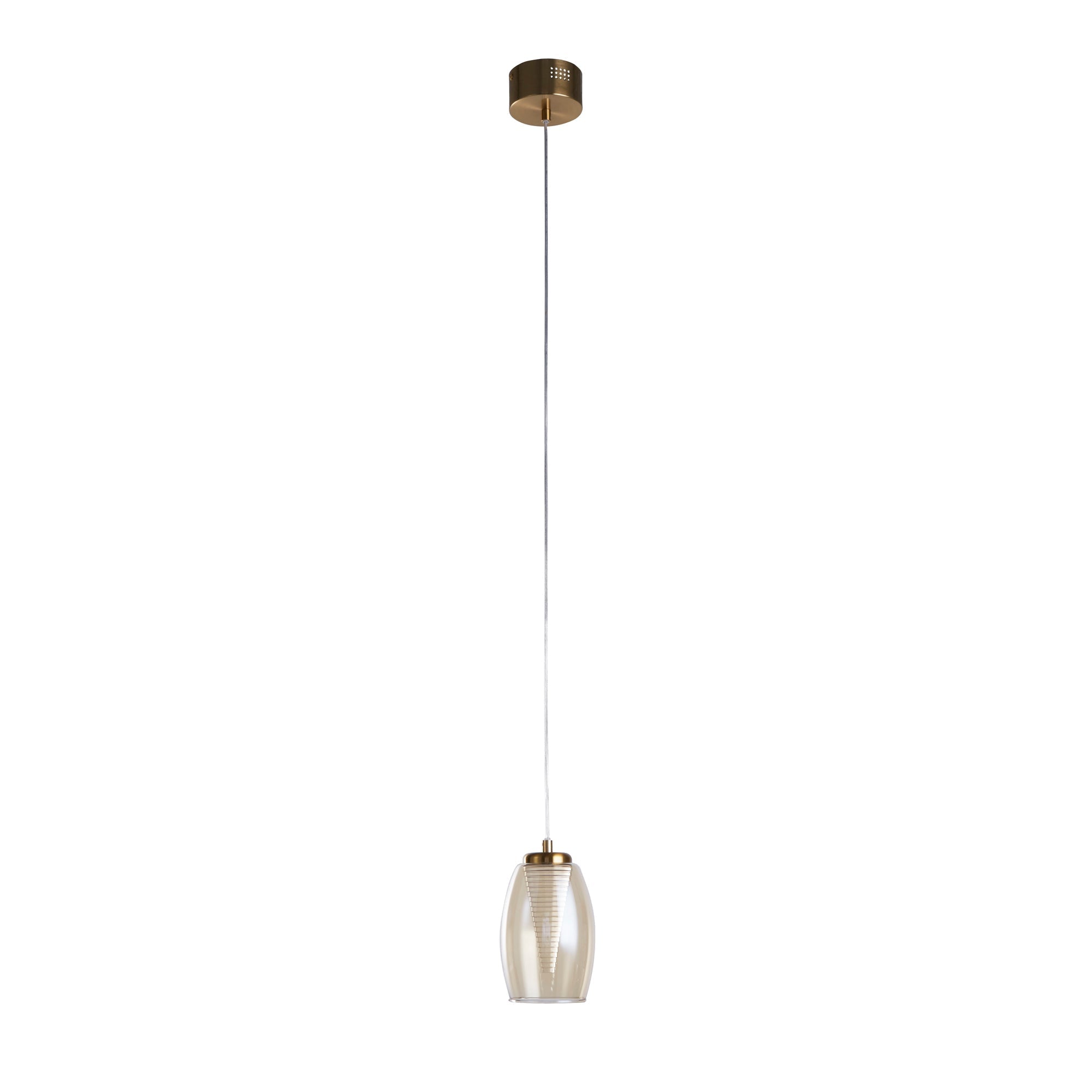 Cyclone Pendant Light Fixture - Modern Industrial Ceiling Light with Multiple Finish Options for Dining Room, Living Room & Bedroom Lighting