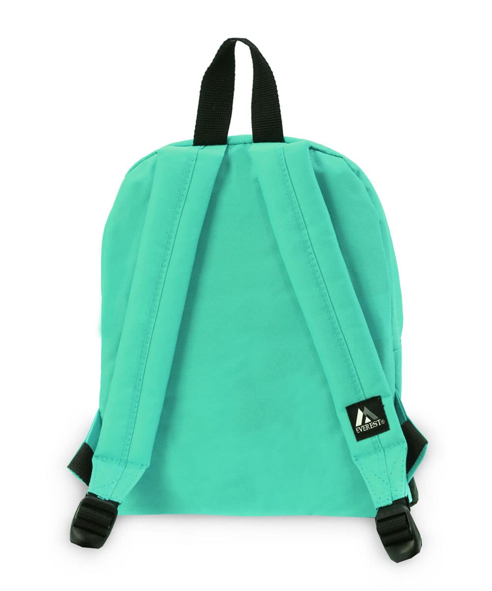 Everest Small Backpack - Lightweight & Water-Resistant Daypack for Hiking, Travel & School | Aqua Blue Compact Backpack for Men & Women | Perfect for Outdoor Adventures, Commuting & Daily Use