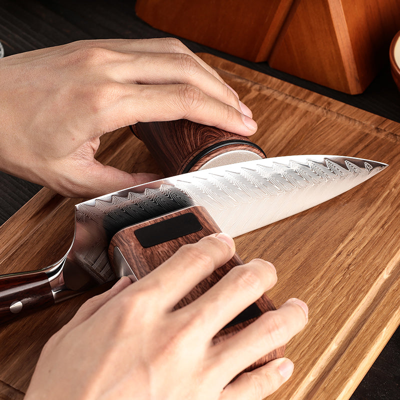 Premium Diamond Rolling Knife Sharpener Set - 1000/3500 Grit Dual Whetstone for Kitchen Knives, Scissors & Tools - Perfect for Home Chefs & Professional Cooks