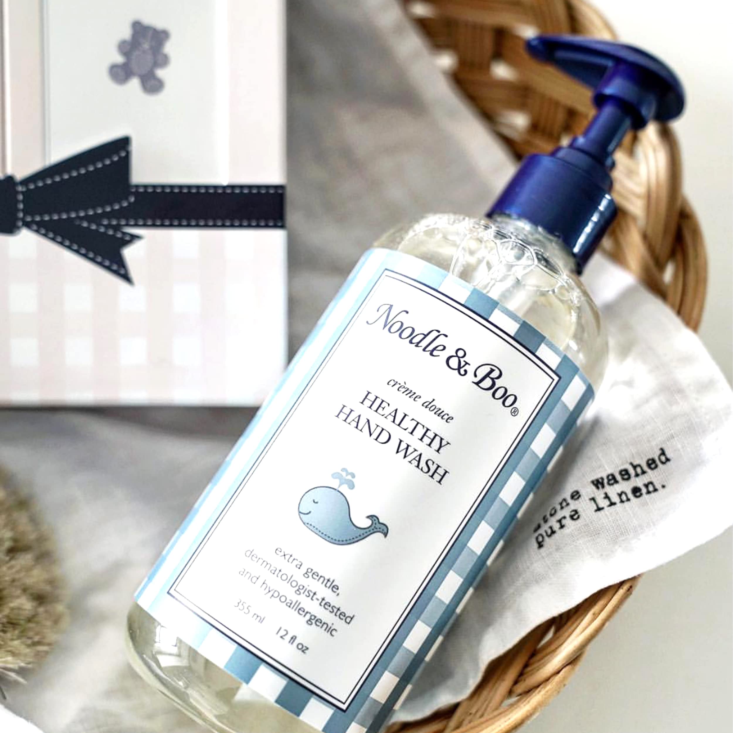 Noodle & Boo Fragrance-Free Gentle Baby Hand Wash - Hypoallergenic & Tear-Free for Sensitive Skin | Perfect for Newborns, Toddlers & Kids Daily Hand Hygiene