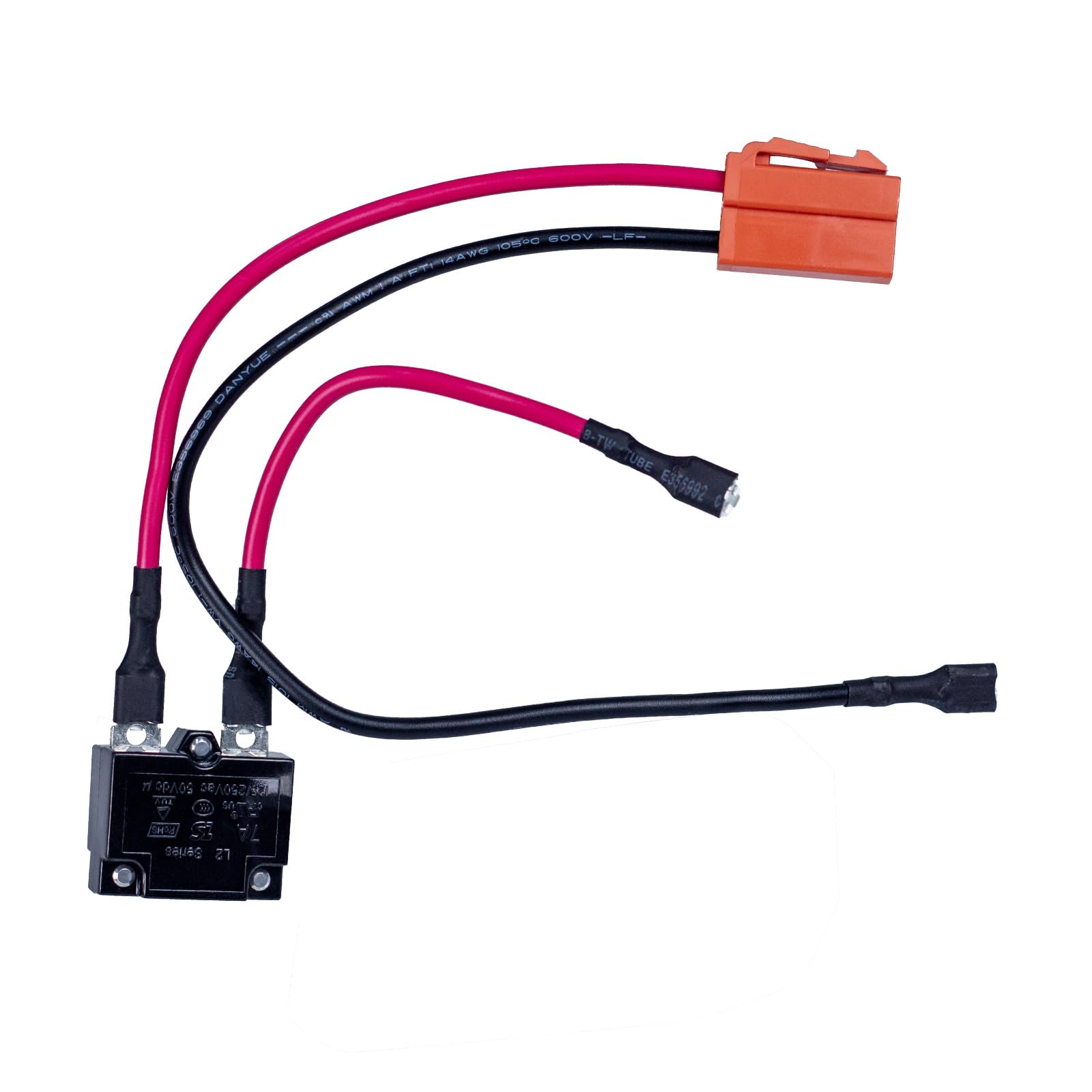 6V 2-Pin Battery Charger for Kids Ride-On Cars - Replacement Power Supply with Wiring Harness & Red Square Plug Adapter - Perfect for Power Wheels, Toy Vehicles, and Electric Ride-On Toys (Indoor/Outdoor Play)