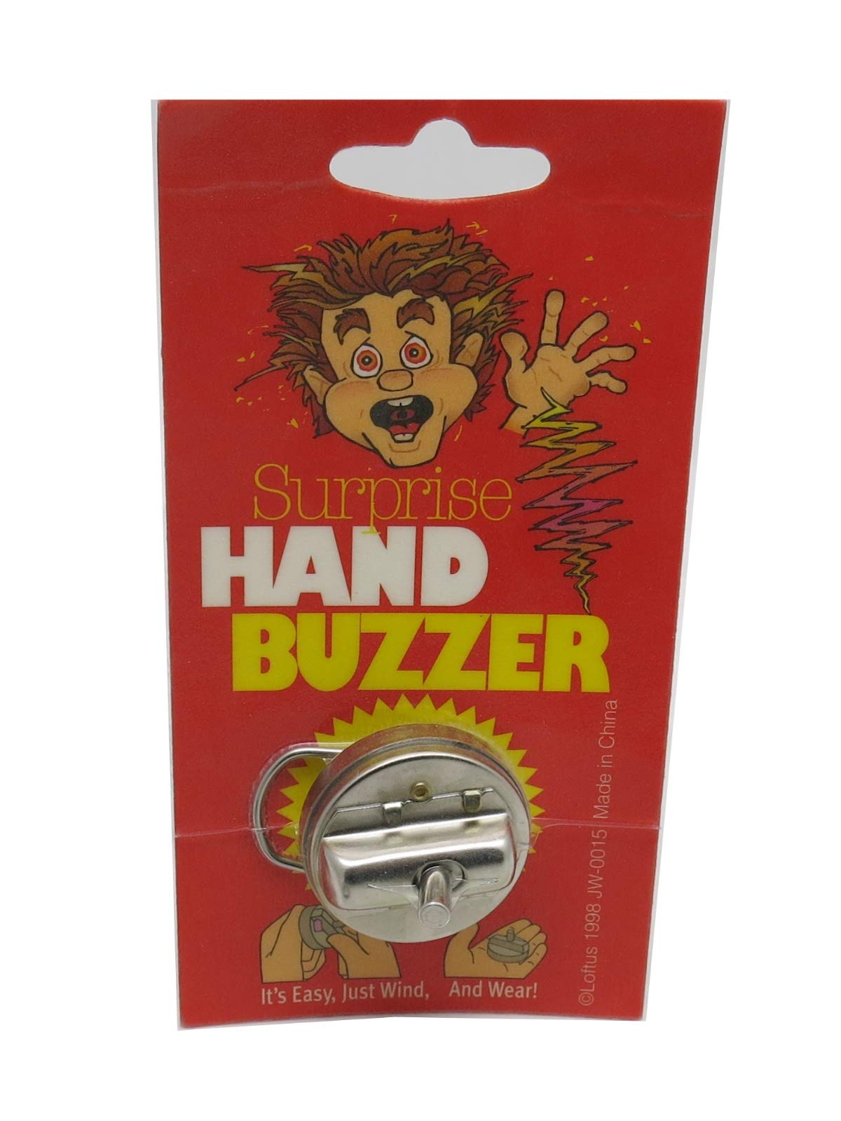 Loftus Surprise Hand Buzzer - Fun Prank Toy for Kids & Adults - Perfect for Parties, Gags & Practical Jokes