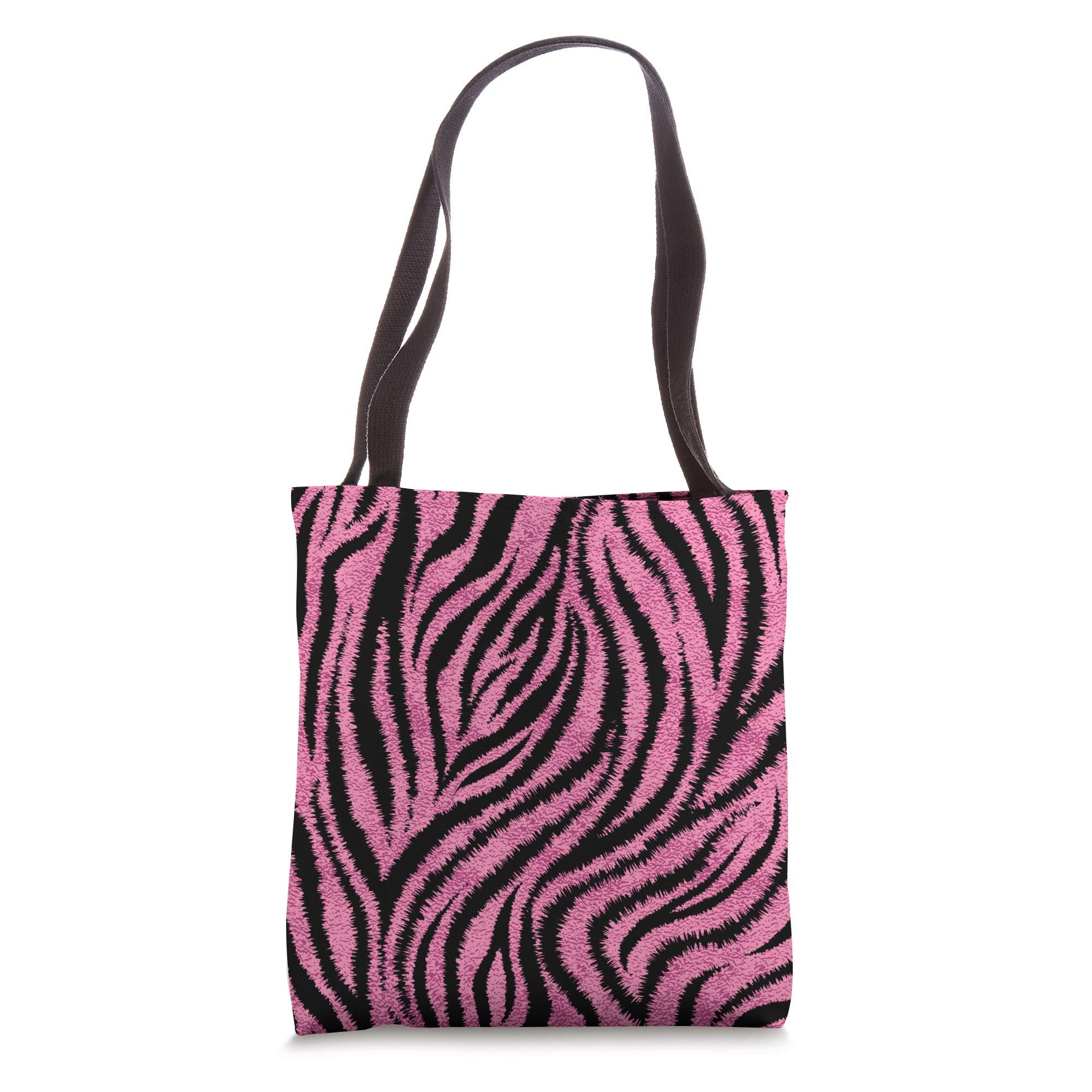 Stylish Pink Zebra Print Tote Bag for Women - Fashionable Large Shoulder Bag - Perfect for Work, Shopping & Beach Day