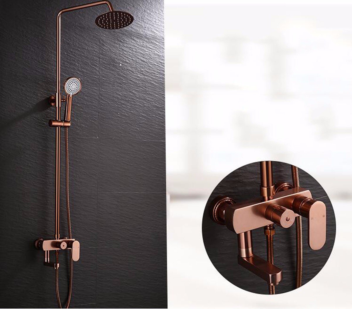 Premium SJQKA Turbocharged Shower Head Set - High Pressure Water Saving Bathroom Sprinkler with 5 Spray Modes | Perfect for Relaxing Massage, Water Conservation & Spa-Like Shower Experience