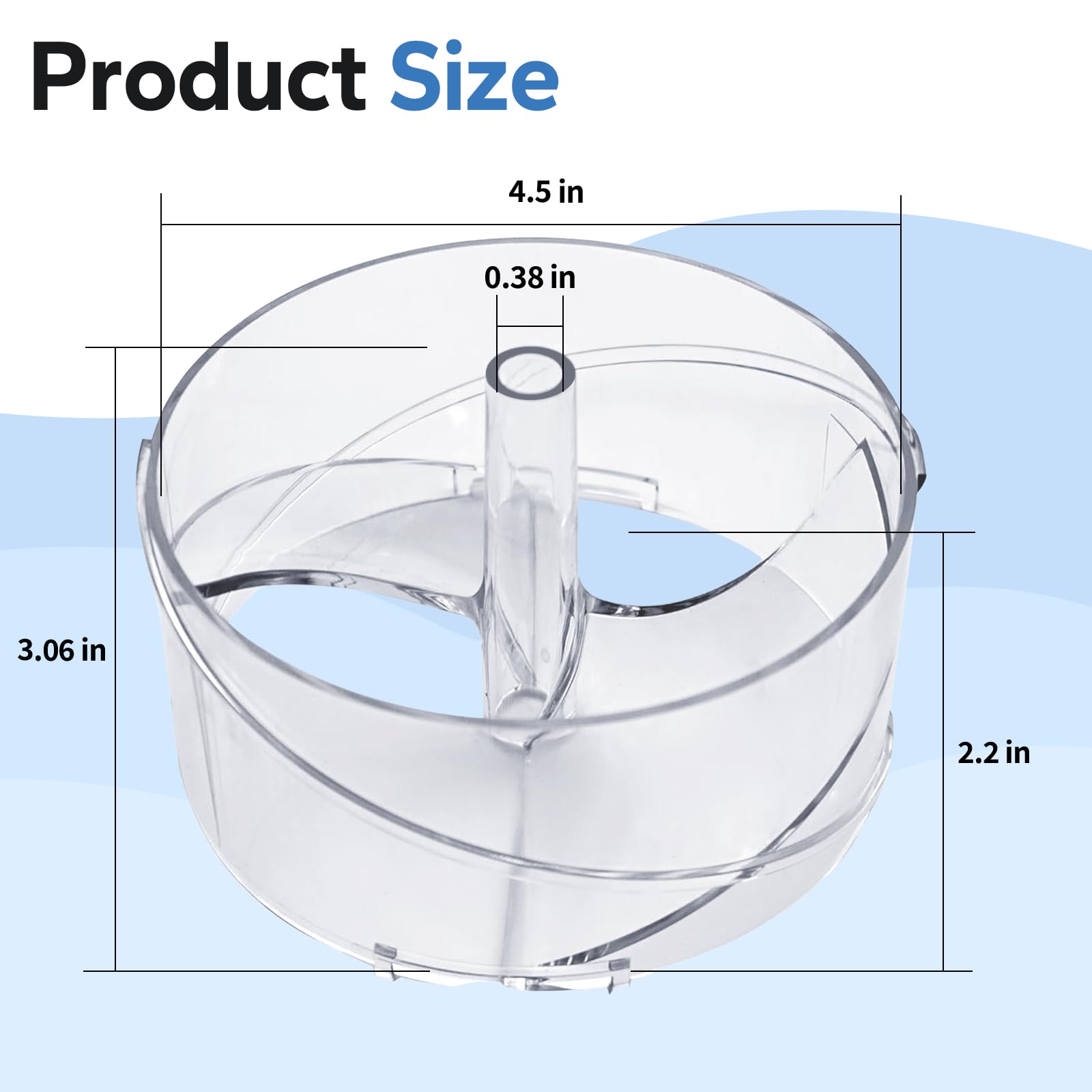 Frigidaire Refrigerator Ice Dispenser Drum Replacement Part - Compatible with AP3959117, 241685103, 1196676, 5304404346, 7241685101 - Perfect for Ice Maker Repair & Home Appliance Maintenance