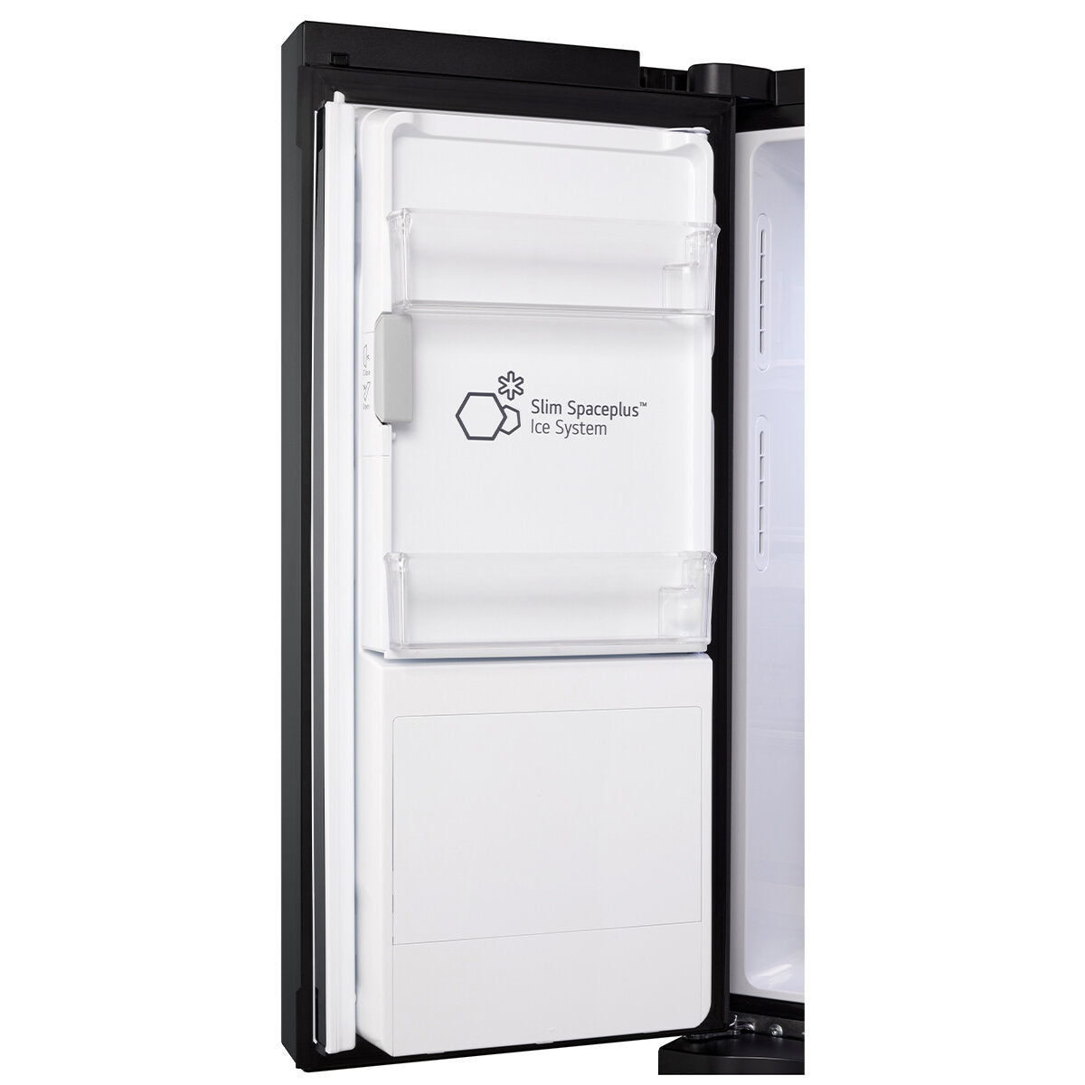 LG 508L French Door Refrigerator with Slim In-Door Ice & Water Dispenser - Matte Black (GF-L500MBL) - Perfect for Modern Kitchens & Open-Concept Homes