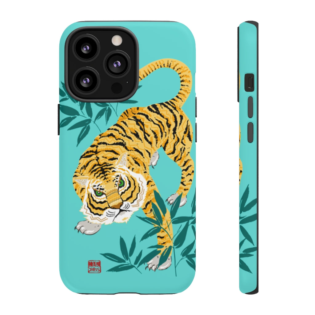 Lucky Tiger Chinese Zodiac Phone Case - Durable & Stylish Cover for iPhone & Samsung - Perfect for New Year Gifts & Daily Protection