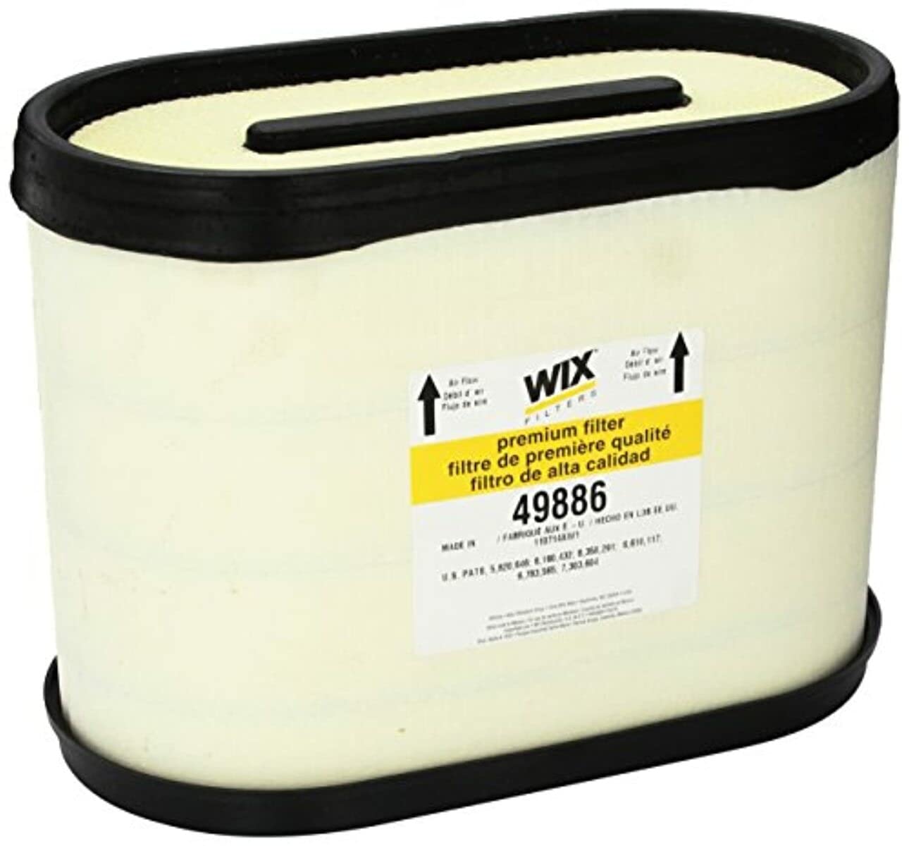 WIX Racing Filters Corrugated Air Filter - High Performance Replacement for Cars & Trucks - Ideal for Off-Road, Track & Street Racing