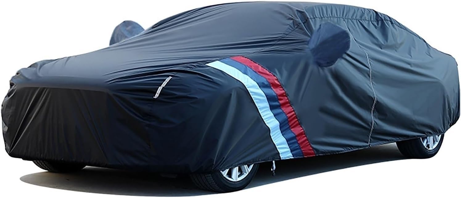 Waterproof Breathable Car Cover with Zipper for Chevrolet Agile/Alero/Apache/Ascona - Custom Fit Full Protection, Scratchproof & Sun-Resistant Outdoor Car Cover (Multiple Colors) - Perfect for Parking, Travel & Long-Term Vehicle Storage