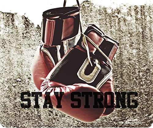 Stay Strong Boxing Gloves Thick Mouse Pad - Premium Gaming & Office Desk Mat - Atomic Market | Perfect for PC Gamers, Work from Home & Boxing Enthusiasts