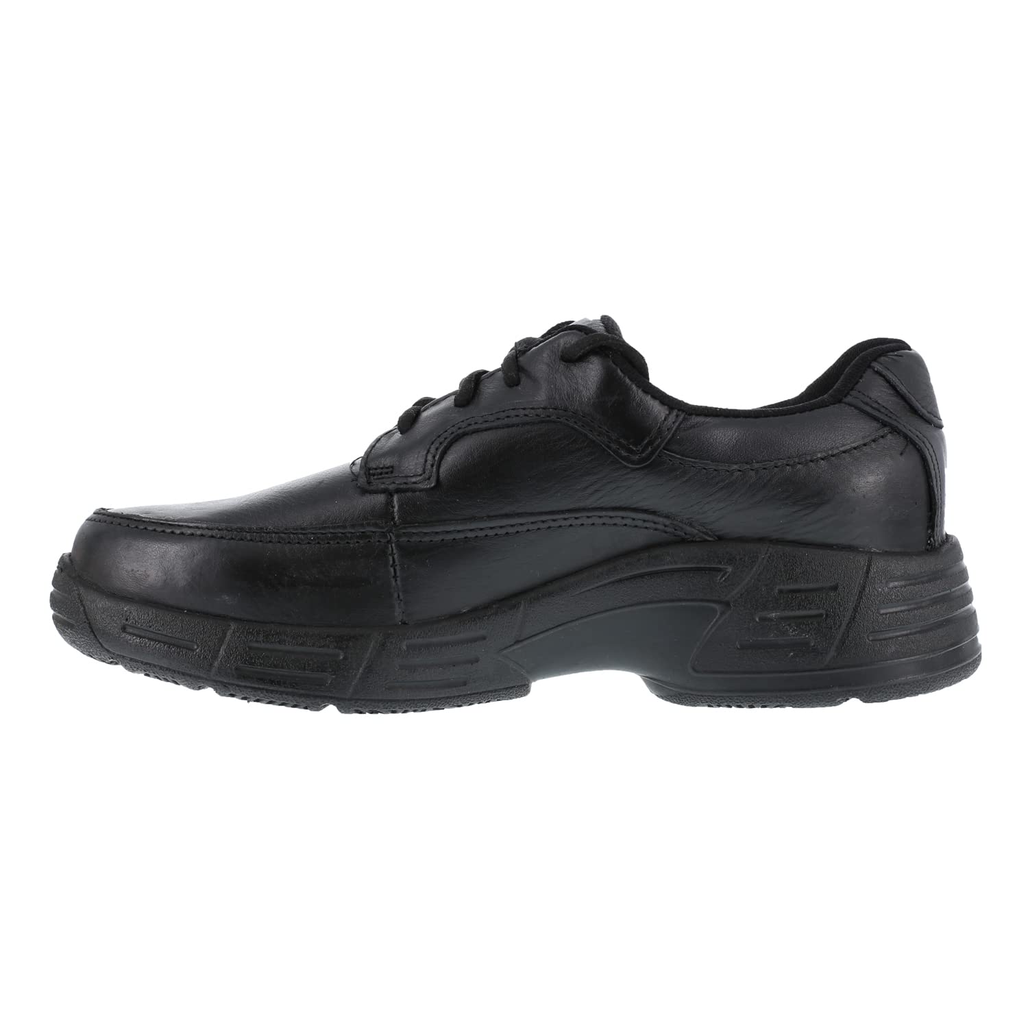 Florsheim Men's Black Leather Work Shoes - Postal Classic Oxfords for Business & Office Wear | Comfortable & Durable Dress Shoes for Professionals
