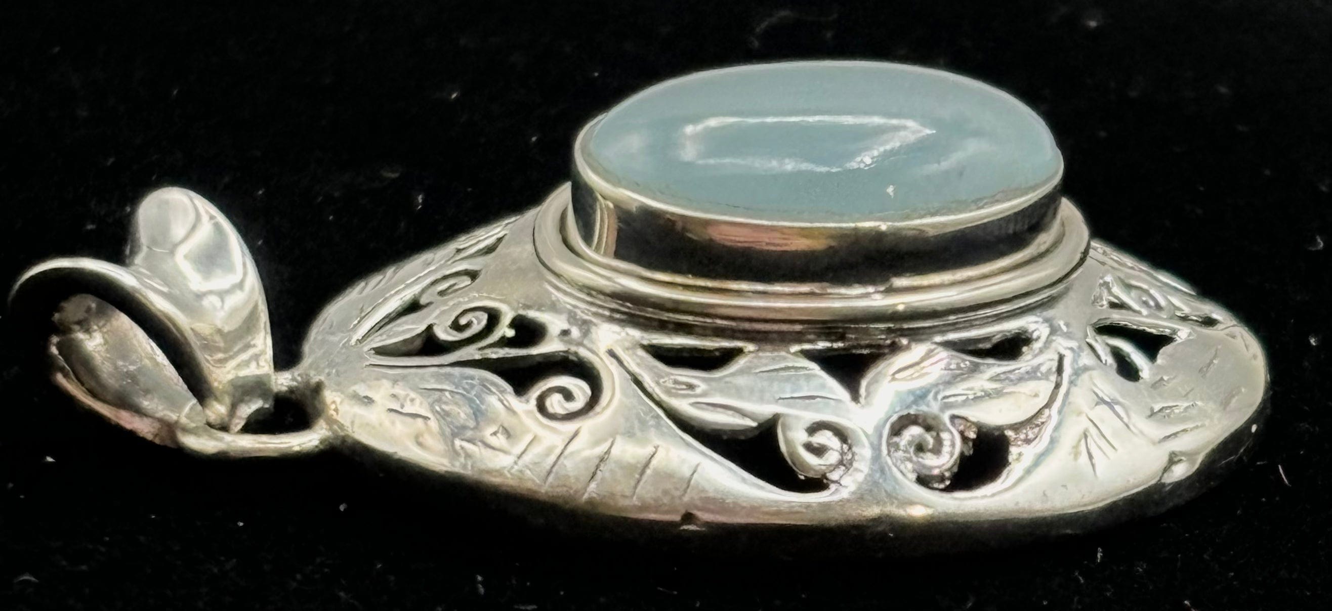 Elegant Aquamarine Sterling Silver Pendant Necklace - Perfect for Birthdays, Anniversaries & Special Occasions