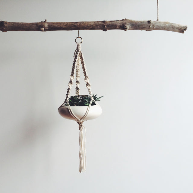 Modern Macramé Wall Hanging - Handmade Boho Home Decor by Emily Katz - Perfect for Living Room, Bedroom, or Nursery Boho Style