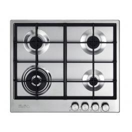 Elba ELIO65 445 60cm 4 Burners Built-In Gas Hob - Stainless Steel Cooktop for Modern Kitchens, Perfect for Home Cooking & Entertaining