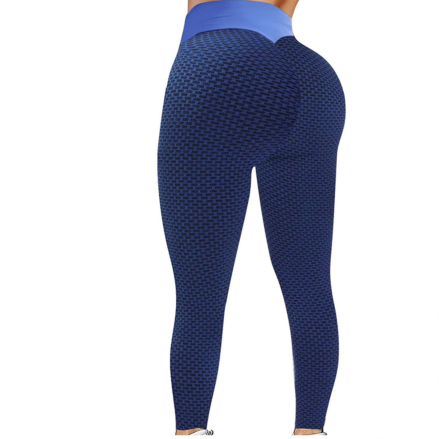 SDCSQ Women's High Waist Tummy Control Yoga Pants - Booty Lifting Workout Leggings for Running, Gym & Casual Wear | Slimming Butt Lift Tights