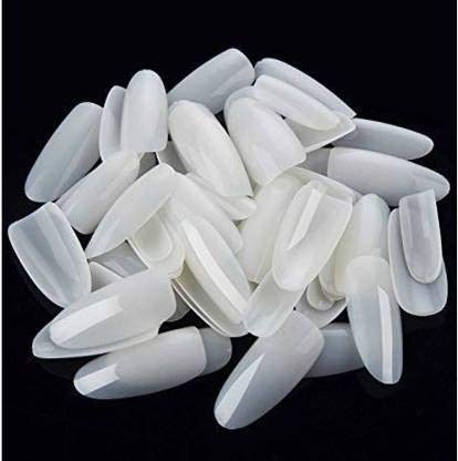 Premium 100-Piece Acrylic Artificial Nails Set with 3g Nail Glue - Reusable Fake Nails for Salon-Quality Manicures at Home, Parties & Special Occasions