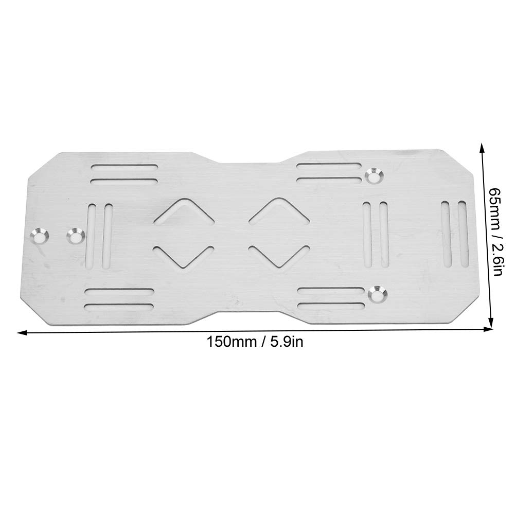 RC Metal Battery Mounting Plate Tray for G63 RC Crawler - Durable Aluminum Alloy Battery Holder for Off-Road RC Vehicles - Perfect for Rock Crawling, Trail Driving & RC Car Upgrades