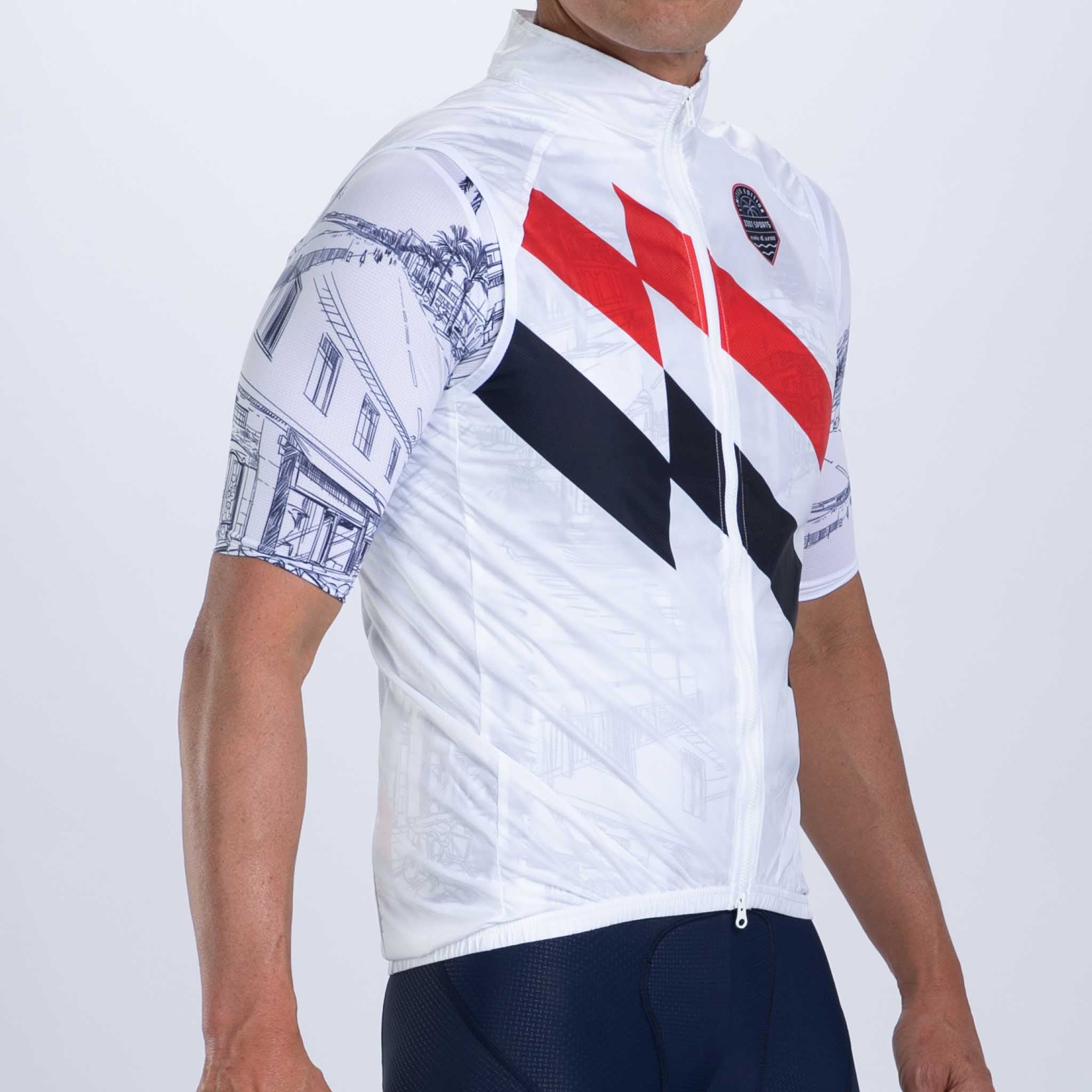 Men's Limited Edition Cycling Vest - Breathable & Lightweight for Outdoor Sports | Perfect for Biking, Running & Hiking in Cote d'Azur