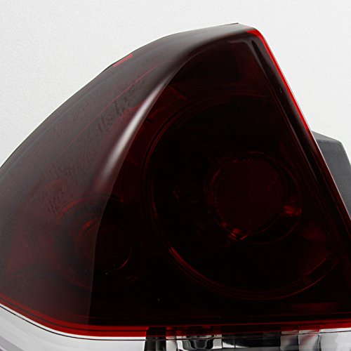 AKKON Black Tinted Tail Lights Pair for Chevy Impala - Replacement Rear Lamps (Driver & Passenger Side) - Perfect for Night Driving & Car Customization