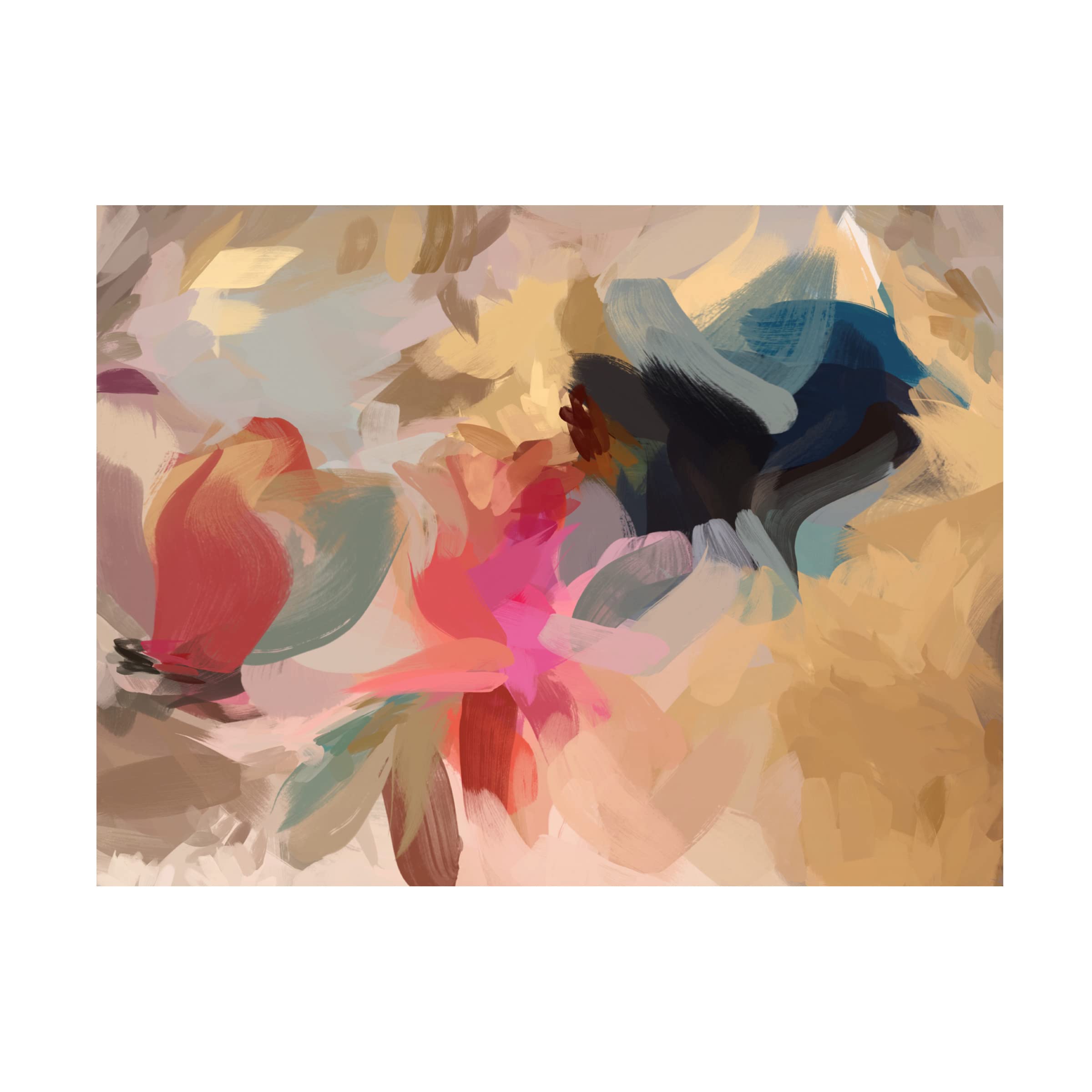 Trademark Fine Art 'Charming Blend II' Canvas Wall Art by Irena Orlov - Modern Abstract Painting for Living Room, Bedroom & Office Decor