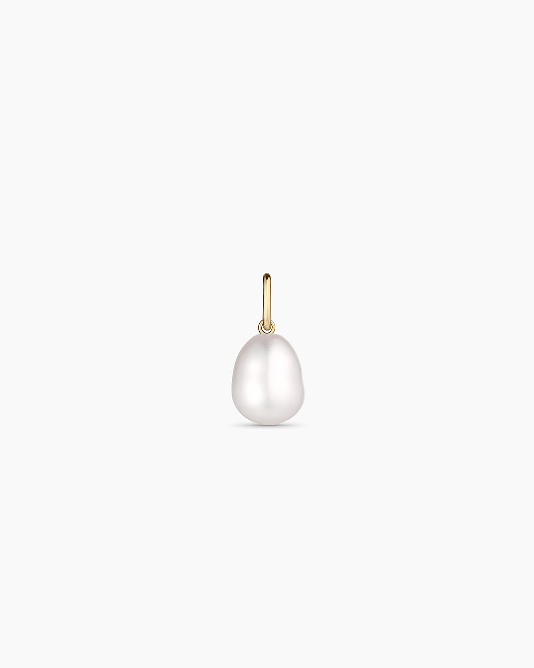 14K Gold Pearl Charm Pendant Necklace - Elegant Dainty Jewelry for Women - Perfect for Weddings, Anniversaries & Special Occasions