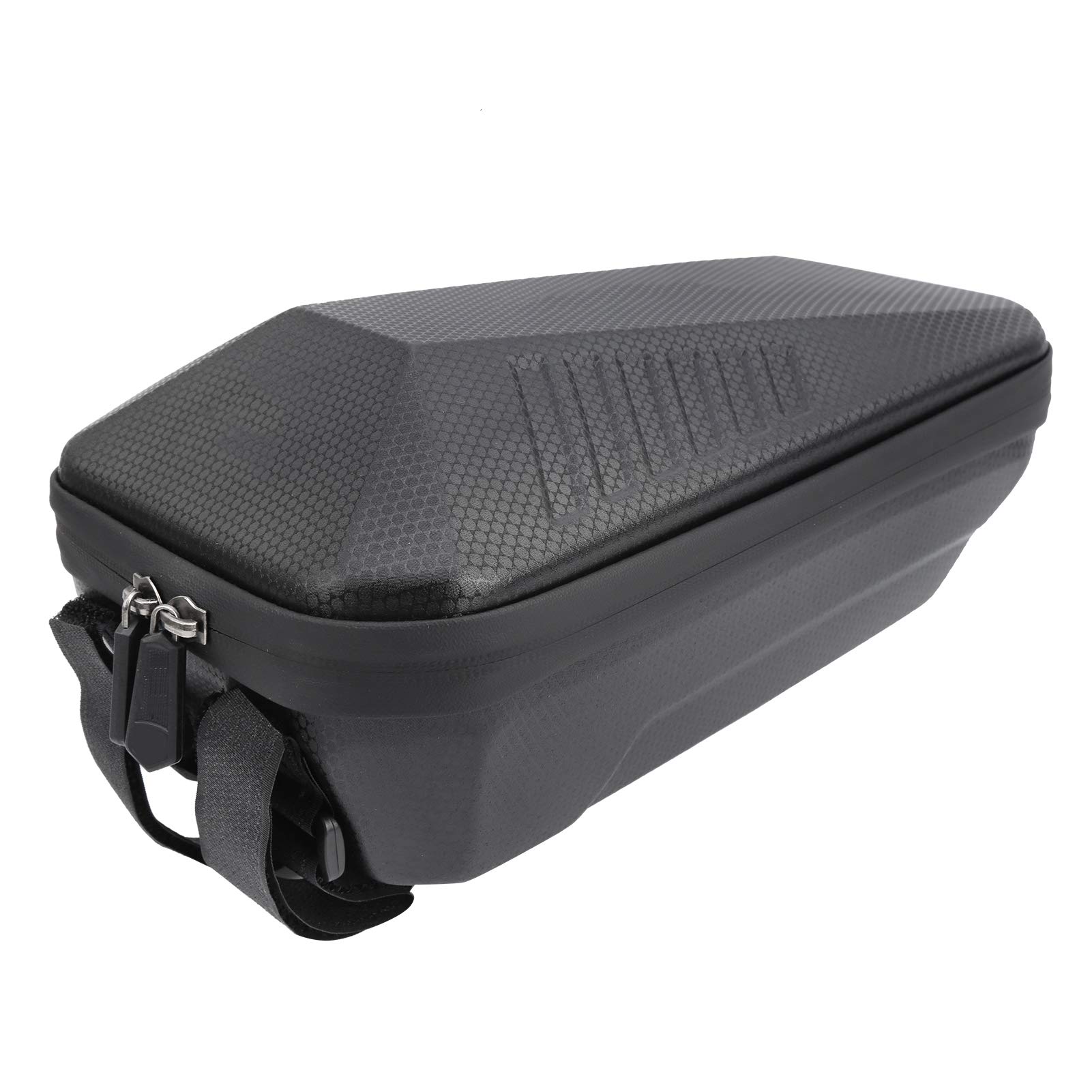 **Alomejor Waterproof EVA Hard Shell Scooter Top Tube Bag with Reflective Stripe - Durable Electric Scooter Front Beam Storage Pouch for Commuting, Urban Travel & Outdoor Adventures**