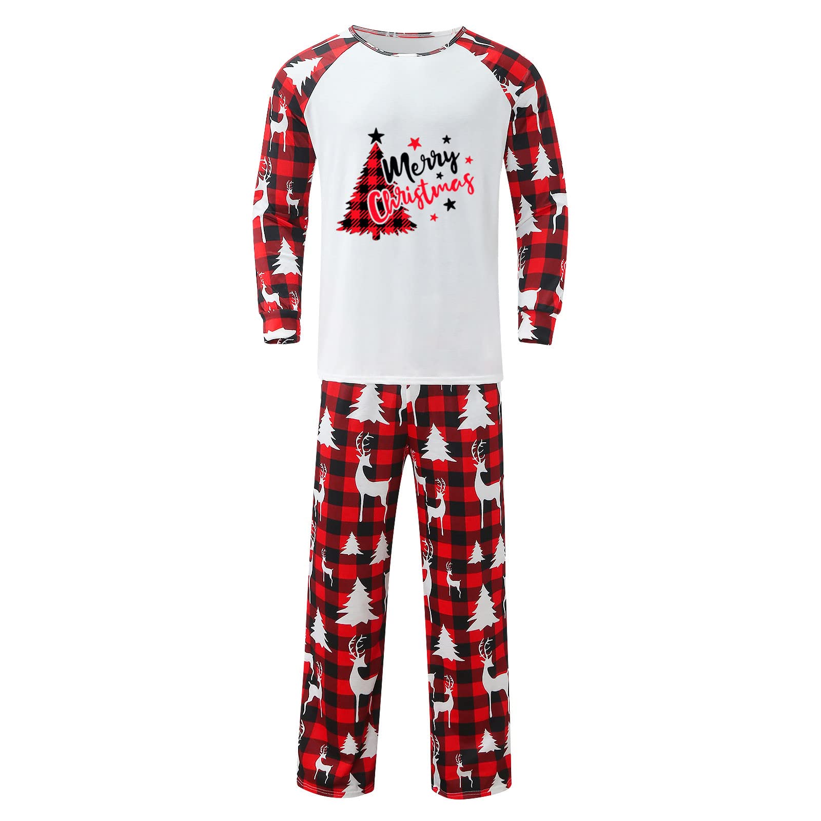 **Family Matching Christmas Pajama Sets - Holiday Pajamas for Men, Women & Kids - Cozy Button-Up Sleepwear for Christmas Morning & Family Photos**