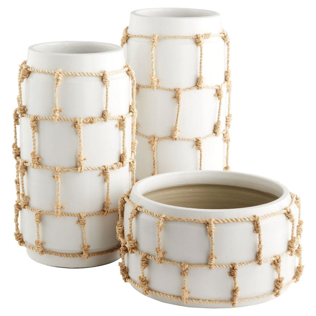 Cyan Design 11582 Antrea Vase - Small White Ceramic Vase for Home Decor, Wedding Centerpiece, Table Decor, Living Room & Dining Room Decoration