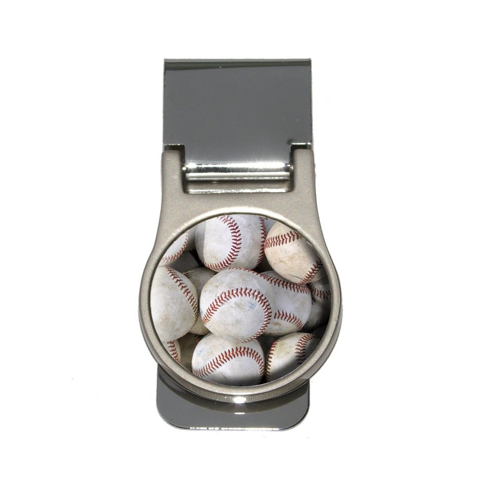 Premium Leather Baseball Money Clip - Stylish & Durable Cash Holder for Men - Perfect for Sports Fans, Gifts, and Everyday Use