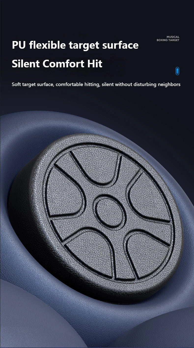 Smart Bluetooth Wall Mounted Music Boxing Trainer - Electronic Punching Bag for Home Gym, Boxing Equipment with Music Sync & Target Practice | Perfect for Cardio, Strength Training & Stress Relief