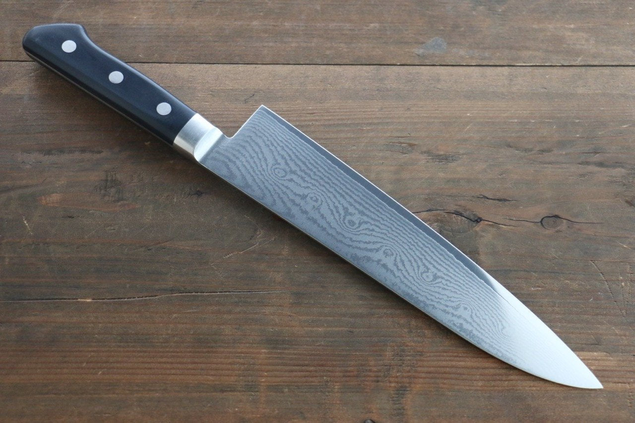 Premium Kanetsune VG10 33-Layer Damascus Gyuto Chef Knife 240mm - Japanese Kitchen Knife with Ergonomic Plastic Handle - Perfect for Slicing, Dicing & Professional Cooking
