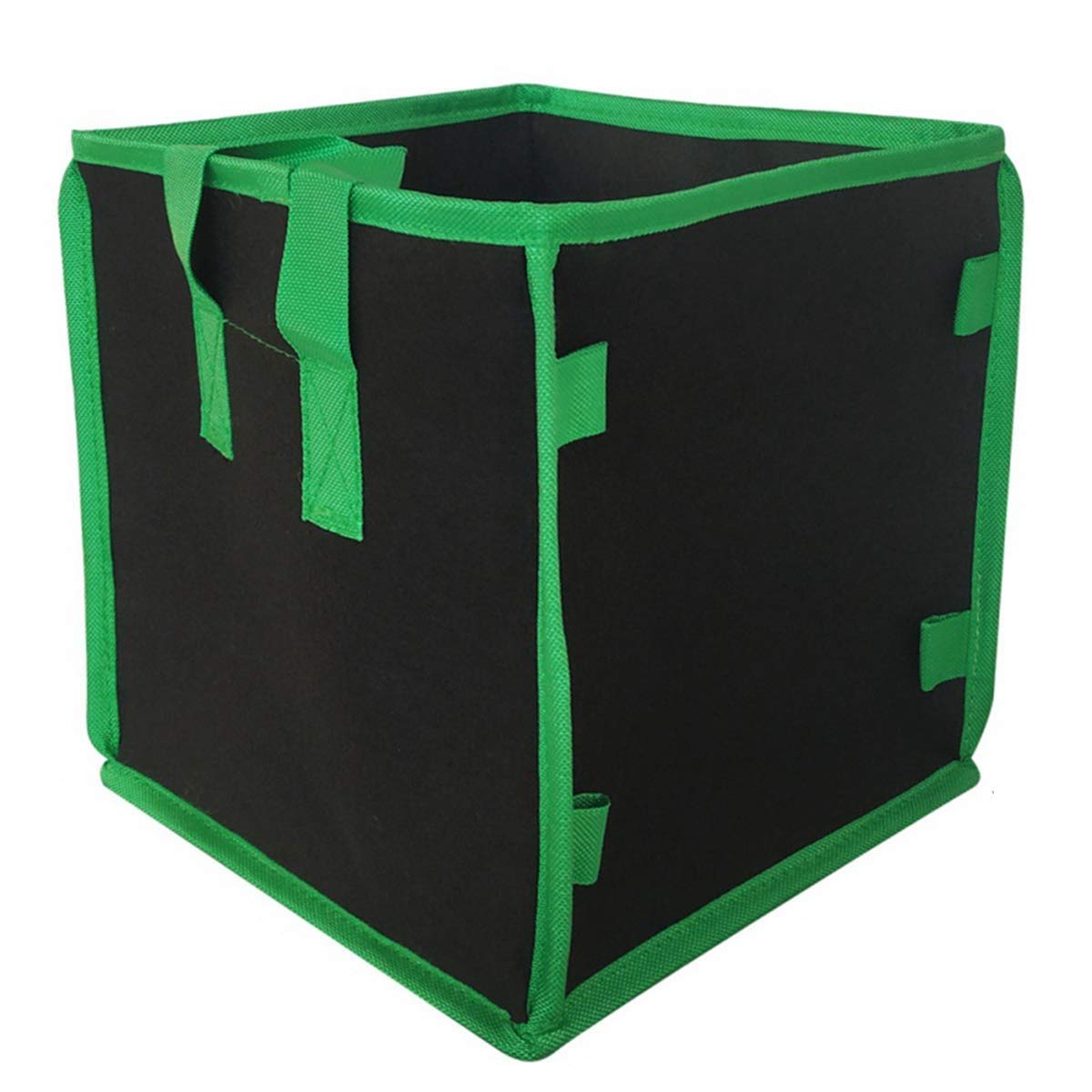 5 Gallon Square Grow Bag with Handles - Eco-Friendly Plant Pot for Vegetables, Flowers & Nursery Plants | Durable & Breathable Fabric Planting Container for Indoor & Outdoor Gardening