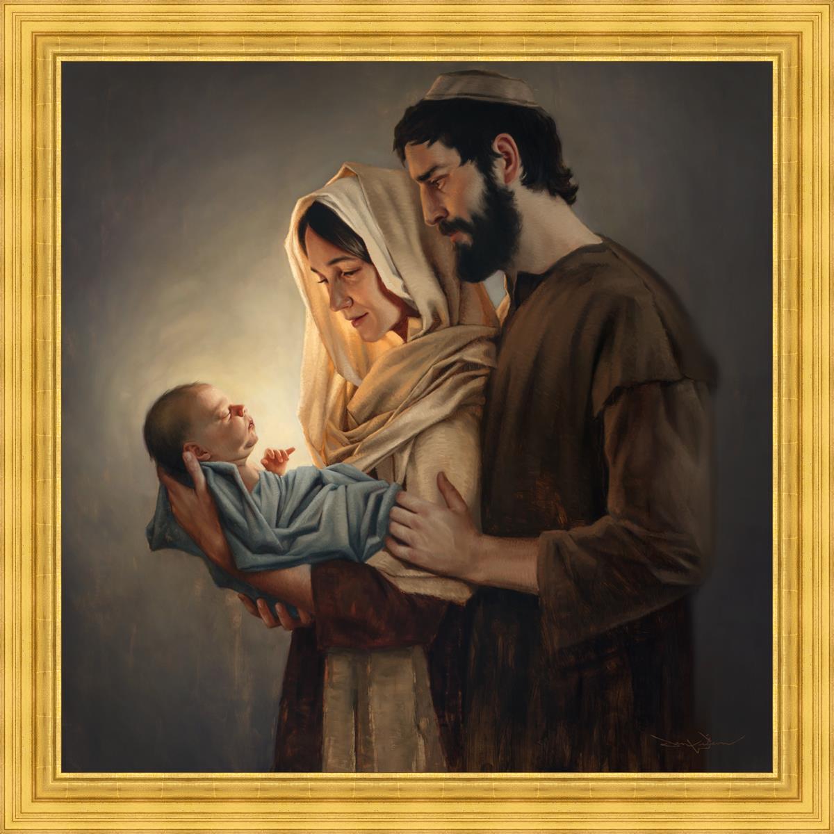 Hope is Born Large Wall Art - Inspirational Home Decor for Living Room, Bedroom & Office - Perfect for Gifts & Modern Interior Design