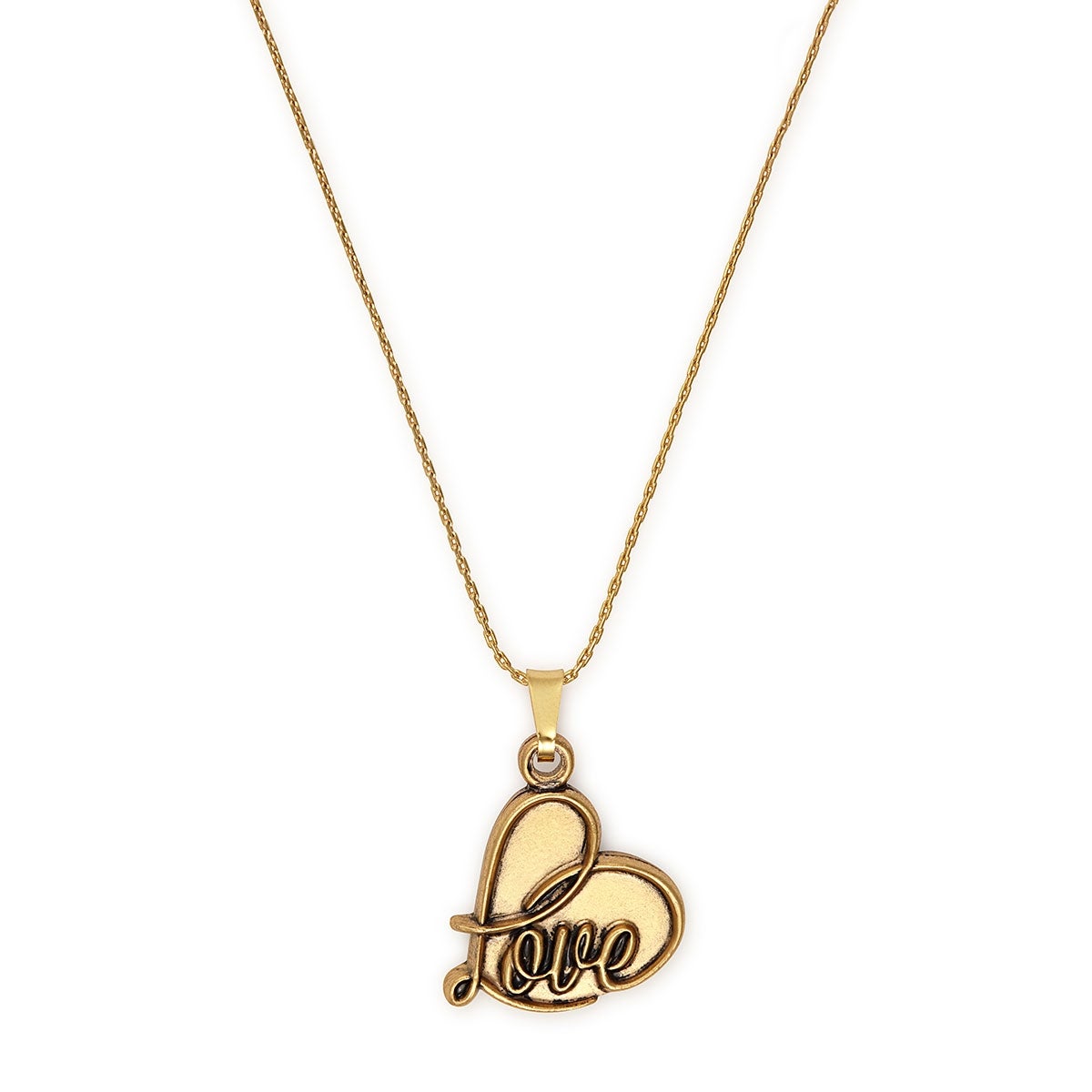 Love Charm Necklace - Elegant Sterling Silver Heart Pendant for Women - Perfect Gift for Valentine's Day, Anniversary & Romantic Occasions