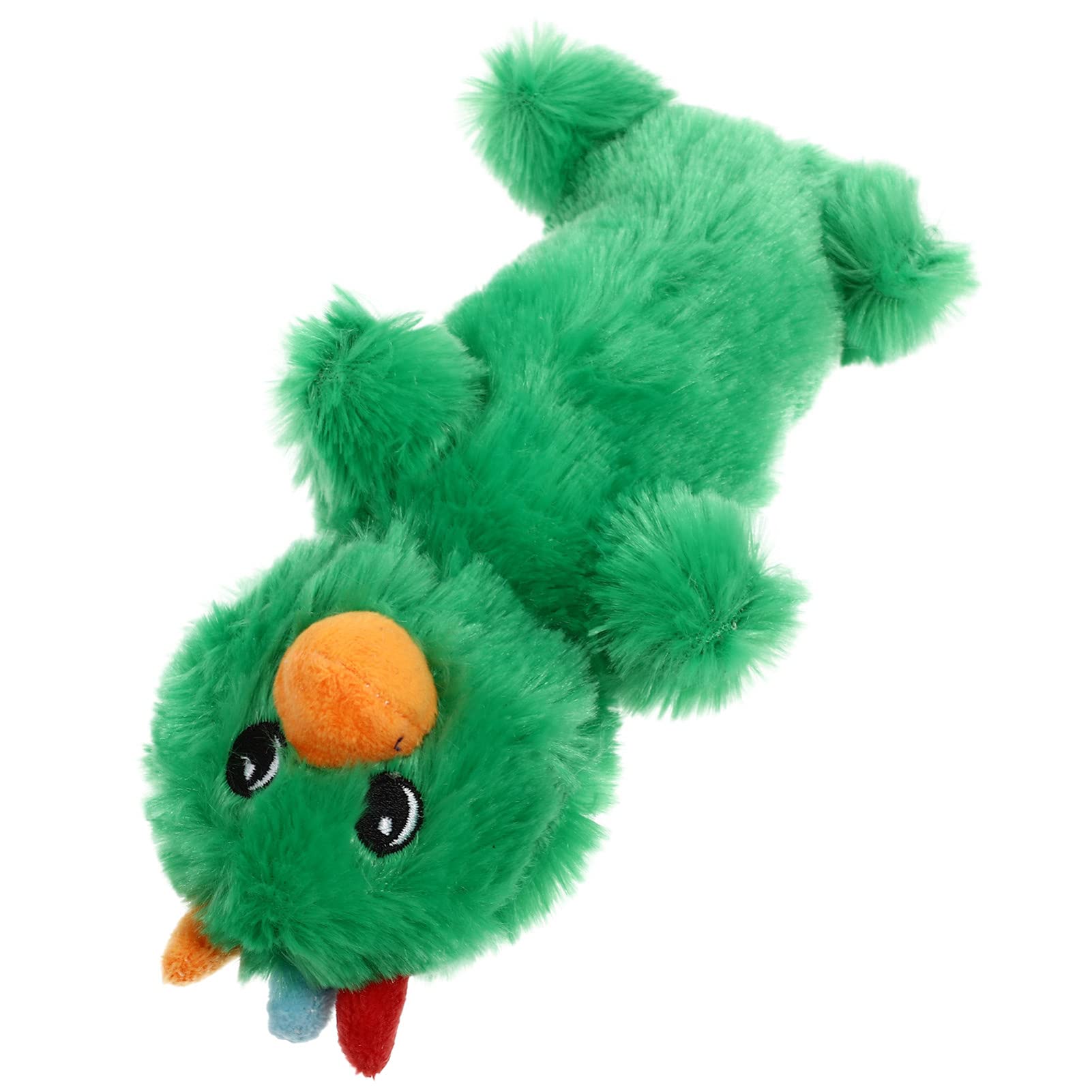 **POPETPOP Interactive Plush Dog Toy - Cute Stuffed Animal Chew Toy for Small & Medium Puppies, Cats & Pets - Green Chick Design - Perfect for Playtime, Training & Birthday Gifts**