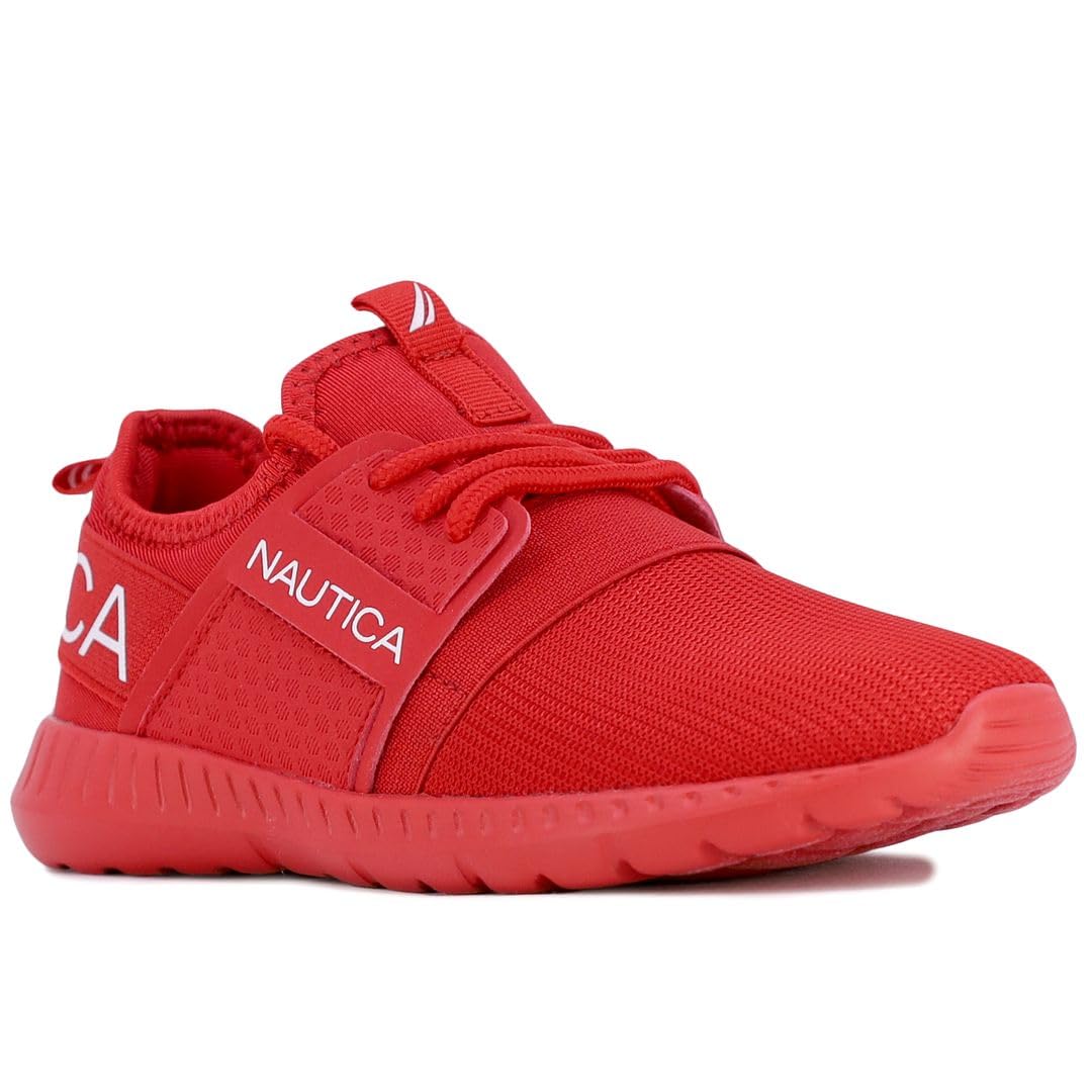 Nautica Kids Lace-Up Sneakers - Comfortable Running Shoes for Boys and Girls | Little Kid/Big Kid Sizes | Perfect for School, Playground & Everyday Wear