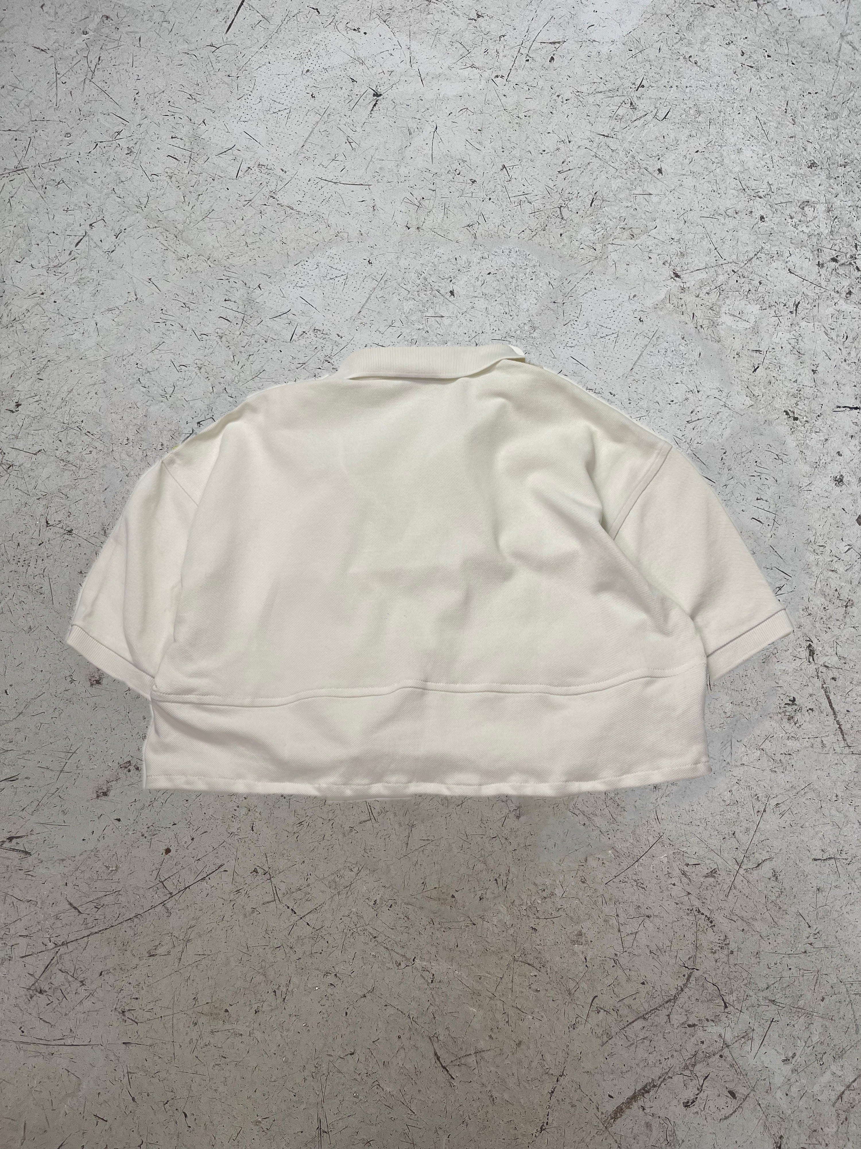 Burberry Polo Crop Top for Women - Classic Cotton Short Sleeve Shirt - Perfect for Casual Outings, Summer Wear & Street Style Fashion