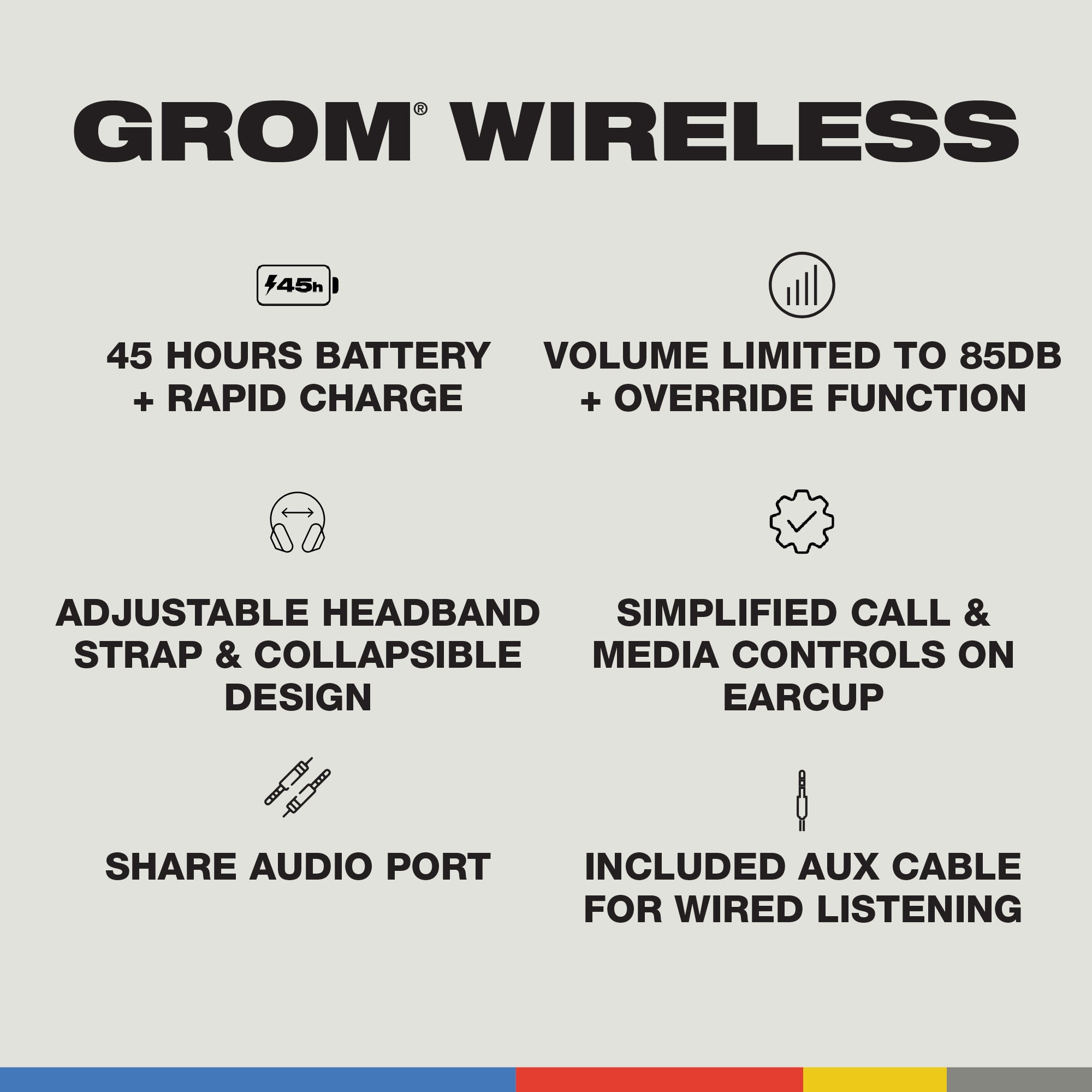 Grom® Wireless Bluetooth Car Adapter - Hands-Free Calling & Music Streaming for iPhone & Android - Perfect for Commuting, Road Trips & Daily Driving