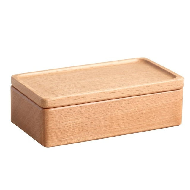 Luxury Magnetic Wooden Jewelry Box Organizer - Travel Jewelry Case for Necklace, Earrings & Rings - Perfect for Home Storage, Travel & Gifts