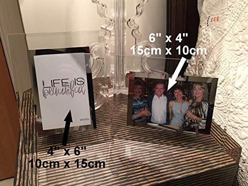 Dreamair 65th Blue Sapphire Wedding Anniversary Gift Set - Elegant Wine Glasses & Photo Frame for Couples | Perfect for Sapphire Anniversary Celebrations, Romantic Dinners & Memorable Gifts