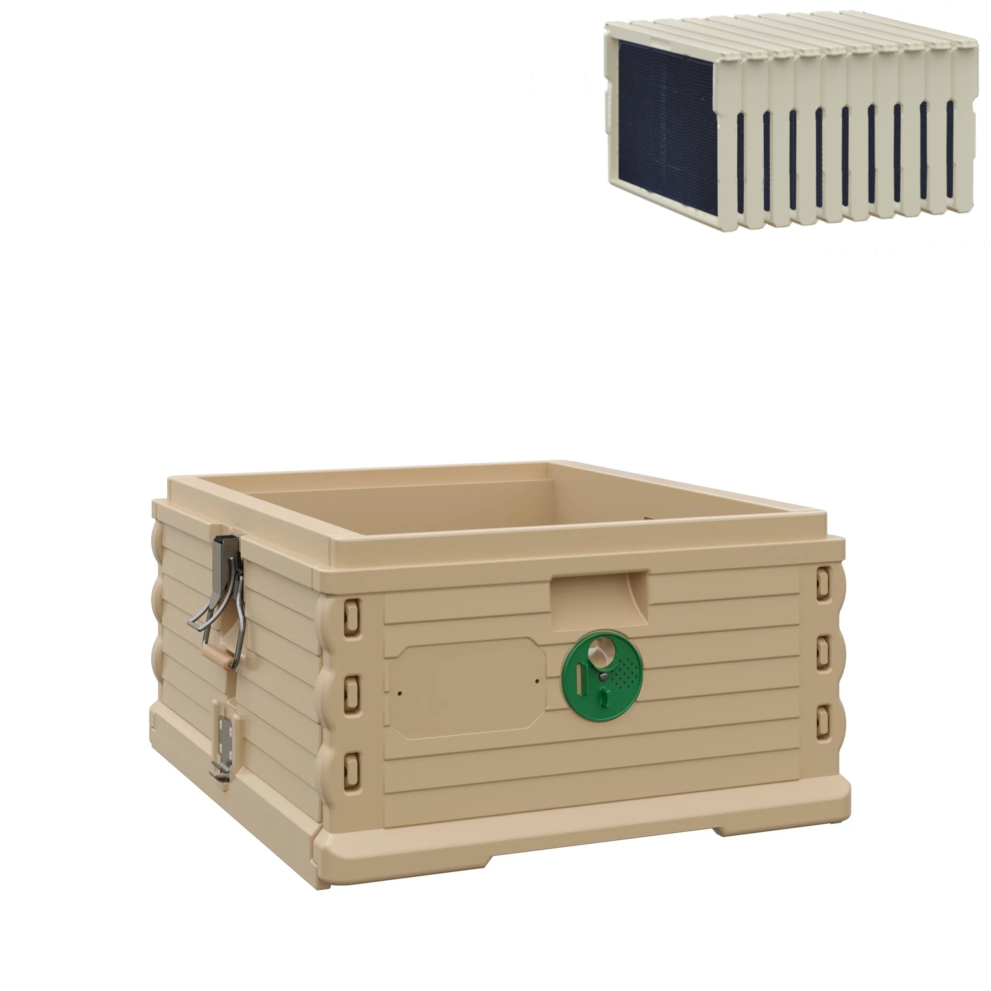 Premium Ergo Insulated Deep Super Beehive Box - Durable & Weatherproof for Beekeeping, Honey Production & Pollination Support - Perfect for Professional & Hobbyist Beekeepers